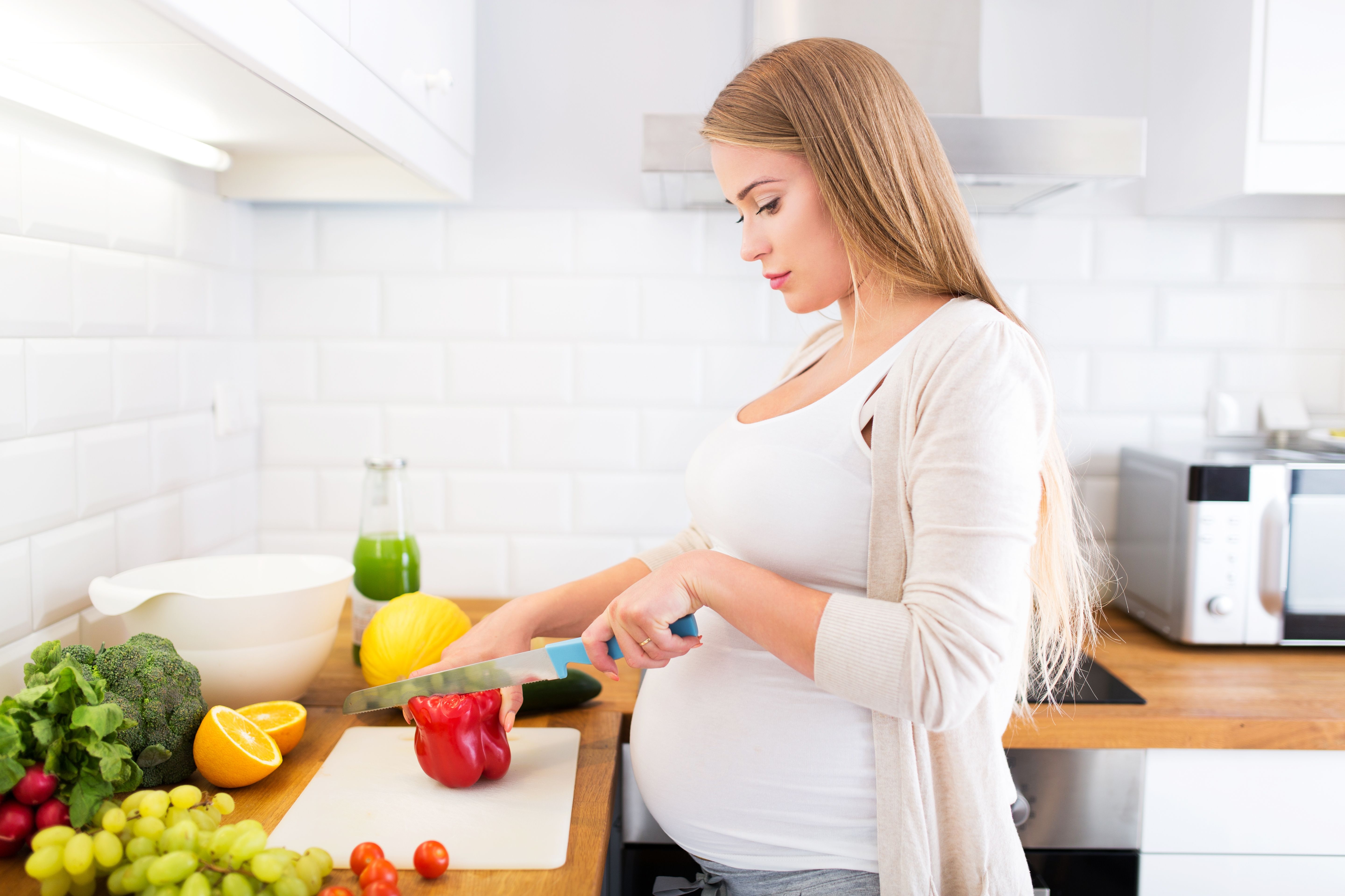 как похудеть во время беременности